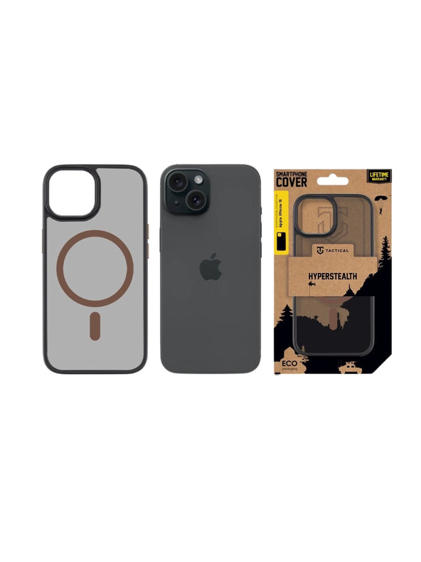 Tactical Tactical MagForce Hyperstealth 2.0 Puzdro pre Apple iPhone 15 Black/Moucha Moose