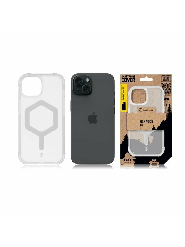 Tactical Tactical MagForce Hexagon Puzdro pre Apple iPhone 15 T-White