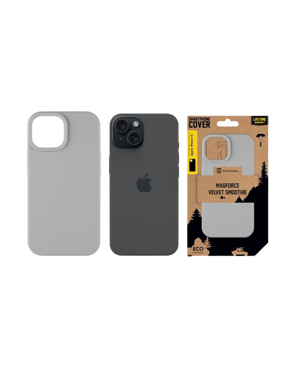 Tactical Tactical MagForce Velvet Smoothie Puzdro pre Apple iPhone 15 Foggy