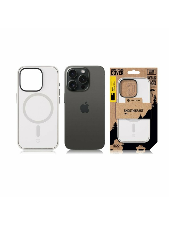 Tactical Tactical MagForce SmoothIsFast Puzdro pre Apple iPhone 15 Pro Chalk