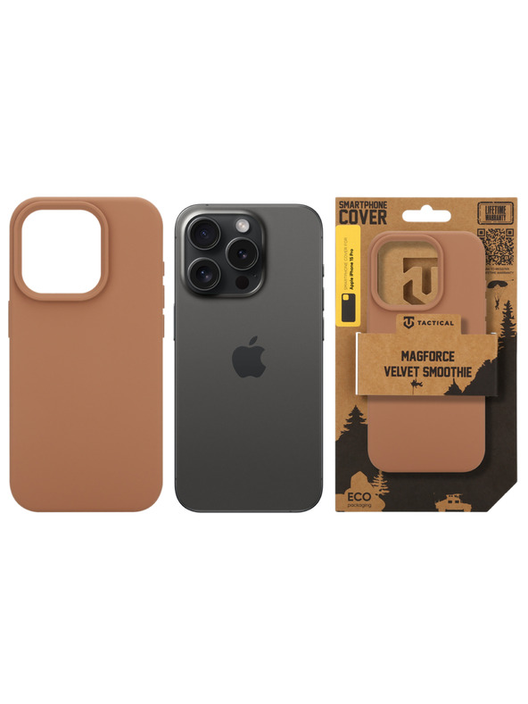 Tactical Tactical MagForce Velvet Smoothie Puzdro pre Apple iPhone 15 Pro Moucha Moose