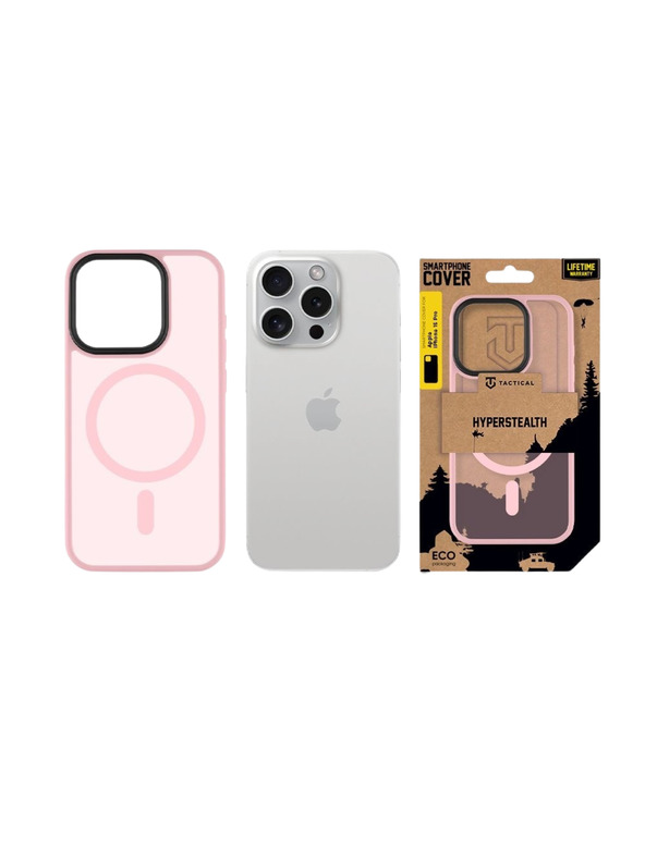Tactical Tactical MagForce Hyperstealth Puzdro pre Apple iPhone 15 Pro Pink Panther