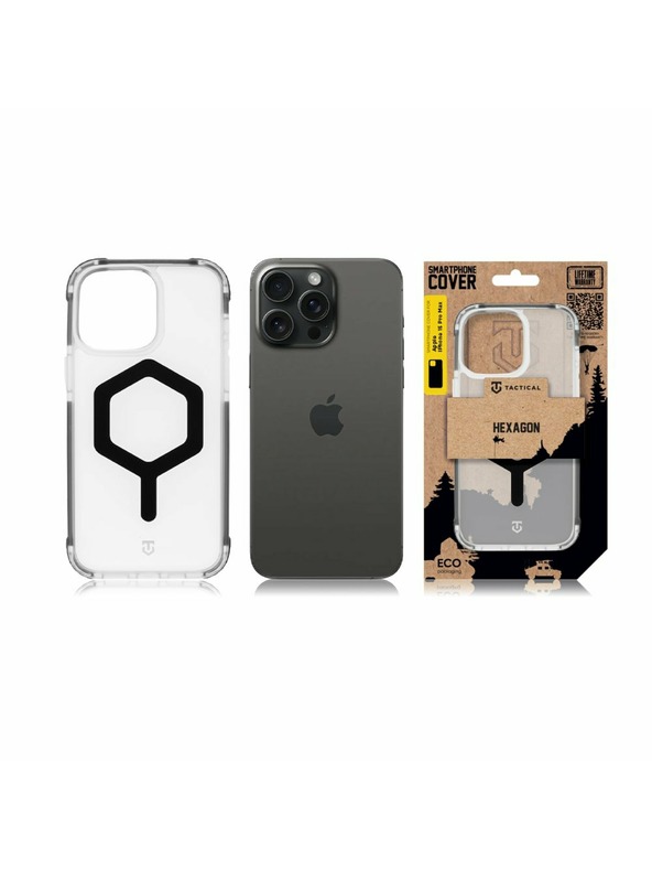 Tactical Tactical MagForce Hexagon Puzdro pre Apple iPhone 15 Pro Max T-Black
