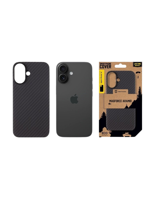 Tactical Tactical MagForce Aramid Puzdro pre Apple iPhone 16 Black