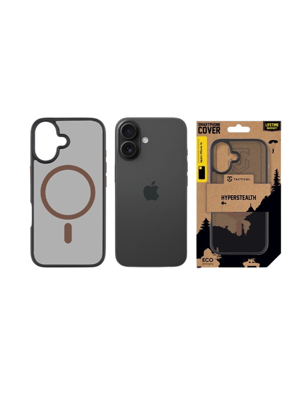 Tactical Tactical MagForce Hyperstealth 2.0 Puzdro pre Apple iPhone 16 Black/Moucha Moose
