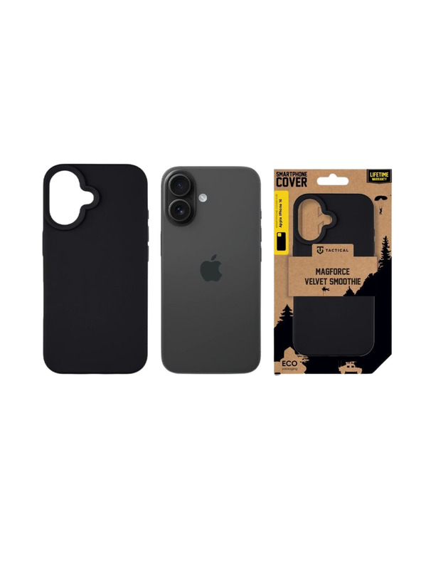 Tactical Tactical MagForce Velvet Smoothie Kryt pre Apple iPhone 16 Asphalt