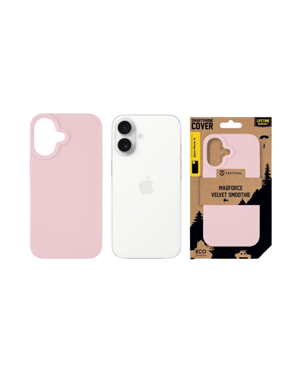 Tactical Tactical MagForce Velvet Smoothie Kryt pre Apple iPhone 16 Pink Panther
