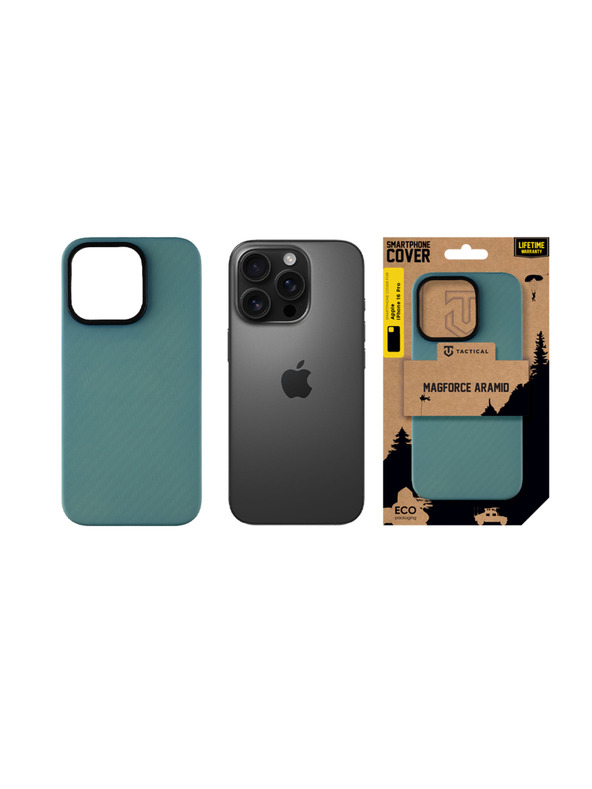 Tactical Tactical MagForce Aramid Kryt pre Apple iPhone 16 Pro Blue Jay