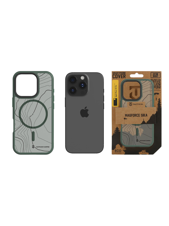 Tactical Tactical MagForce Hyperstealth Sika Kryt pre Apple iPhone 16 Pro Forest Green
