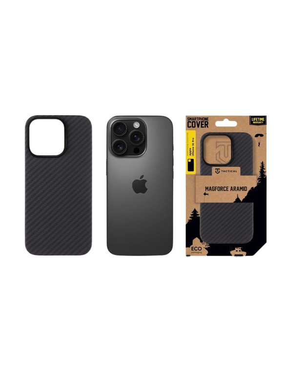 Tactical Tactical MagForce Aramid Kryt pre Apple iPhone 16 Pro Black