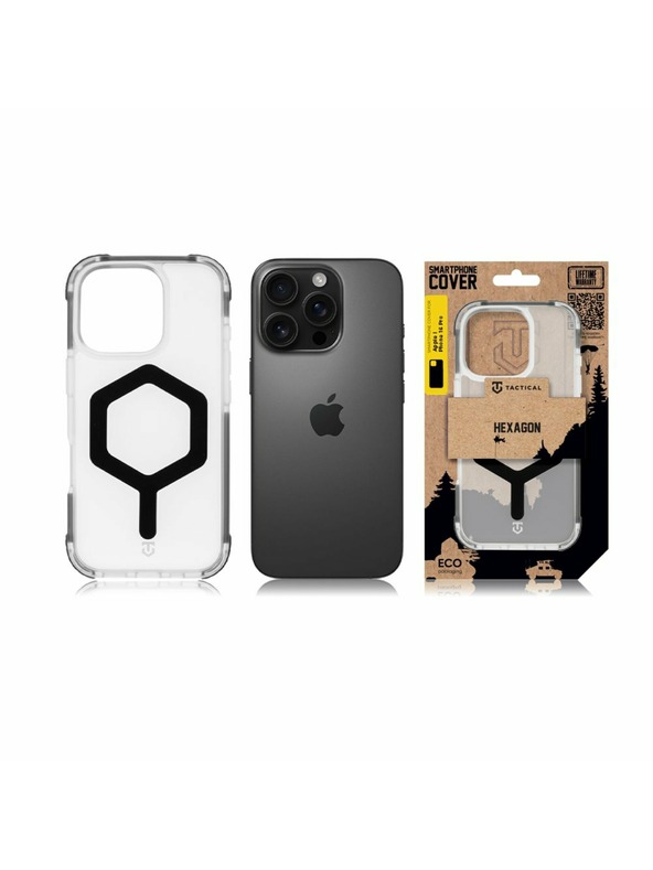 Tactical Tactical MagForce Hexagon Kryt pre Apple iPhone 16 Pro T-Black