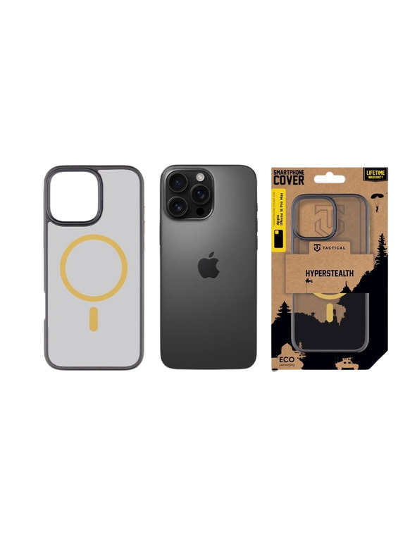 Tactical Tactical MagForce Hyperstealth 2.0 Kryt pre Apple iPhone 16 Pro Max Black/Yellow