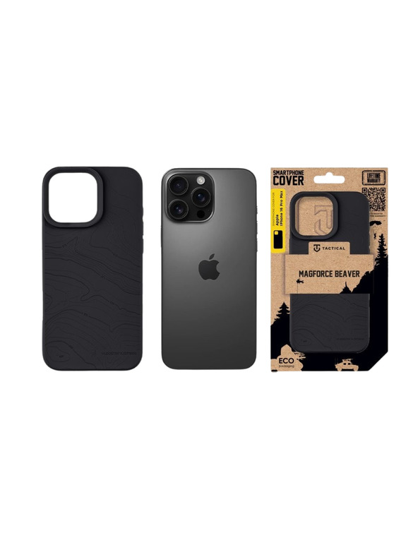 Tactical Tactical MagForce Beaver Kryt pre Apple iPhone 16 Pro Max Asphalt