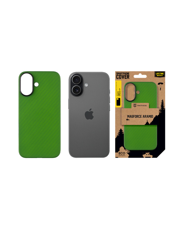 Tactical Tactical MagForce Aramid Kryt pre Apple iPhone 17 Green Toad