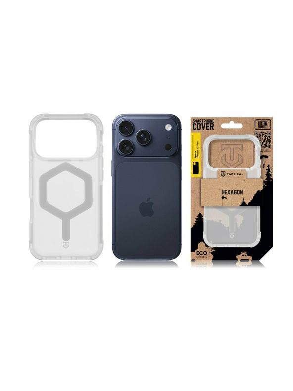 Tactical Tactical MagForce Hexagon Puzdro pre Apple iPhone 17 Pro T-White