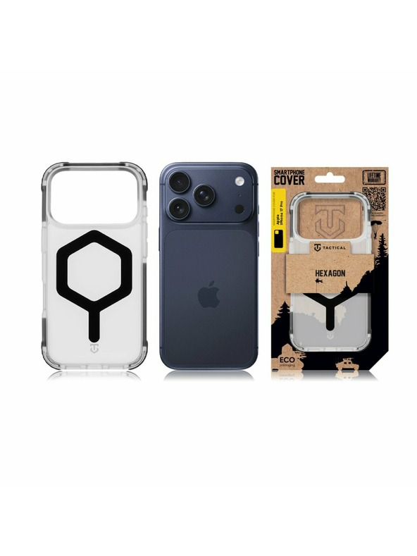 Tactical Tactical MagForce Hexagon Puzdro pre Apple iPhone 17 Pro T-Black
