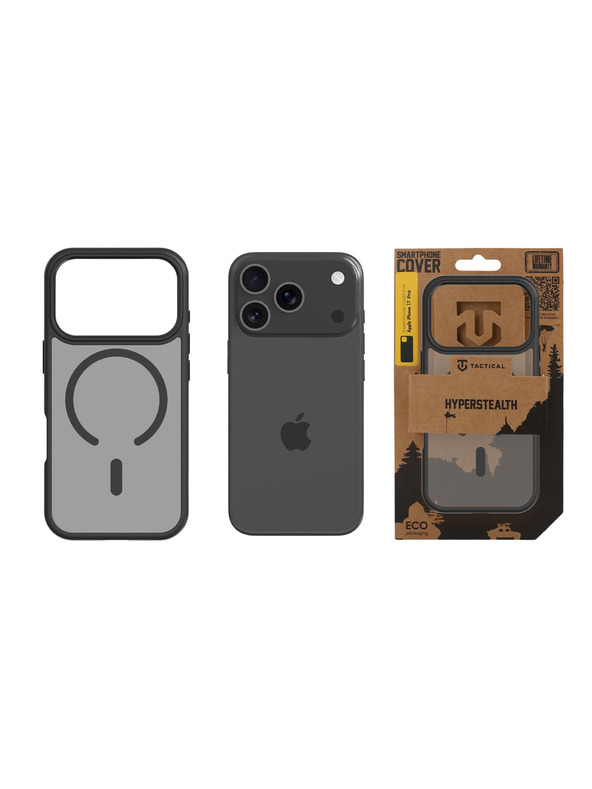 Tactical Tactical MagForce Hyperstealth Puzdro pre Apple iPhone 17 Pro Asphalt