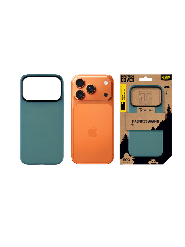Tactical Tactical MagForce Aramid Puzdro pre Apple iPhone 17 Pro Blue Jay