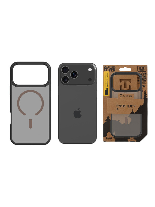 Tactical Tactical MagForce Hyperstealth 2.0 Puzdro pre Apple iPhone 17 Pro Max Black/Moucha Moose