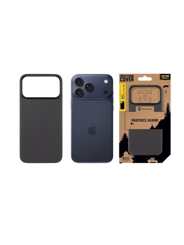 Tactical Tactical MagForce Aramid Puzdro pre Apple iPhone 17 Pro Max Black