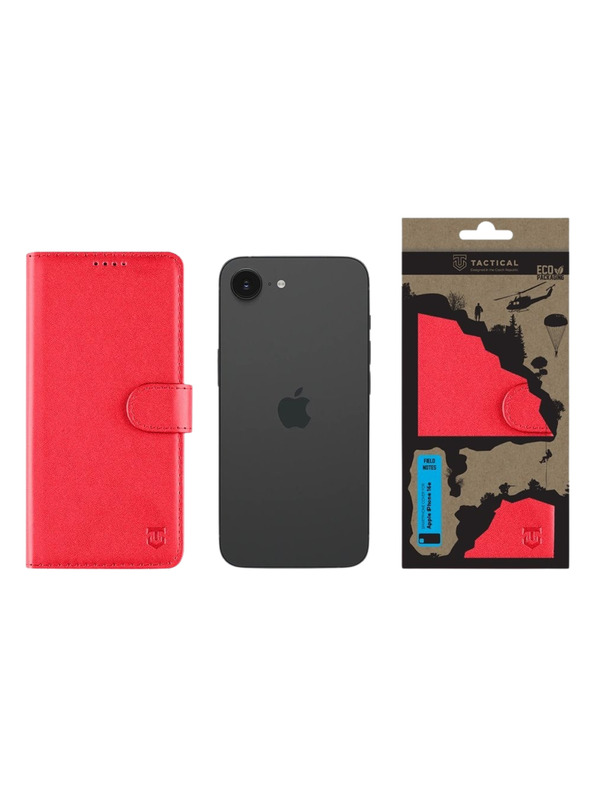 Tactical Tactical Field Notes pre Apple iPhone 16e/17e Red