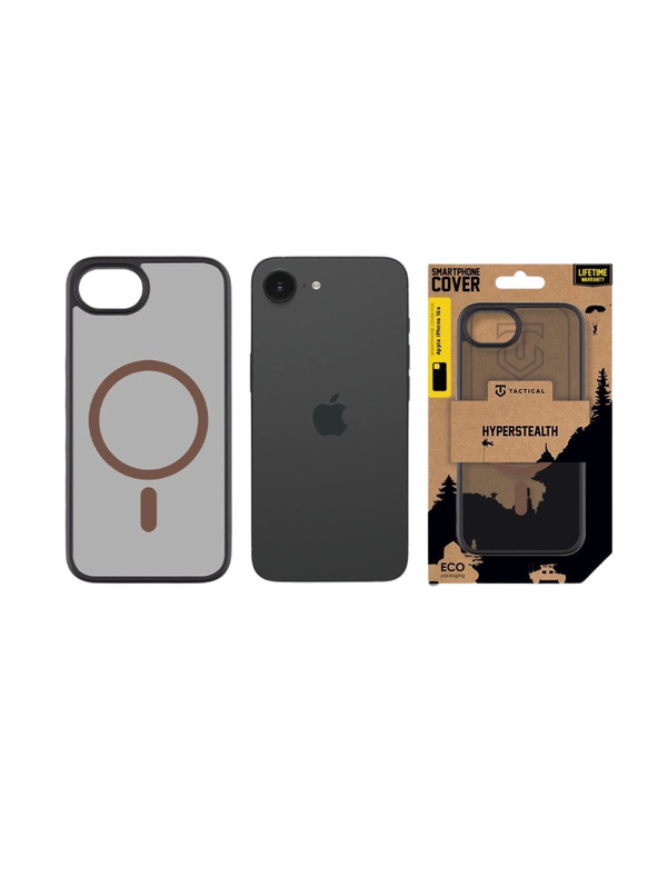 Tactical Tactical MagForce Hyperstealth 2.0 Puzdro pre Apple iPhone 16e/17e Black/Moucha Moose