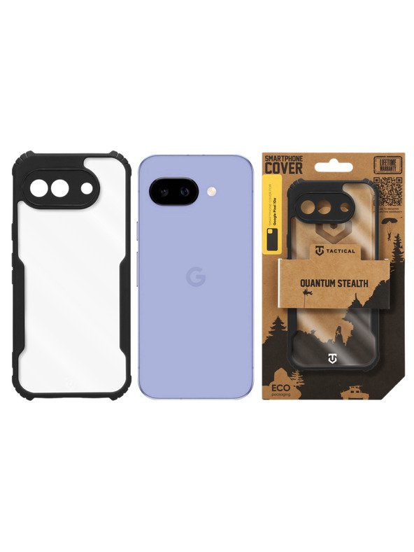 Tactical Tactical Quantum Stealth Kryt pre Google Pixel 10a Clear/Black