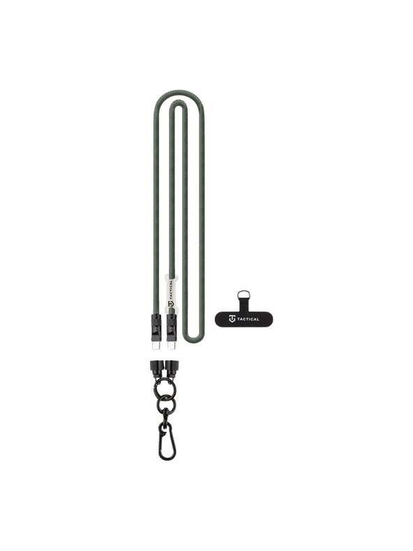 Tactical Tactical Wire Snake USB-C 1,2m Green