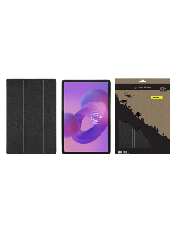 Tactical Tactical Book Tri Fold Puzdro pre Lenovo Idea Tab 11 Black