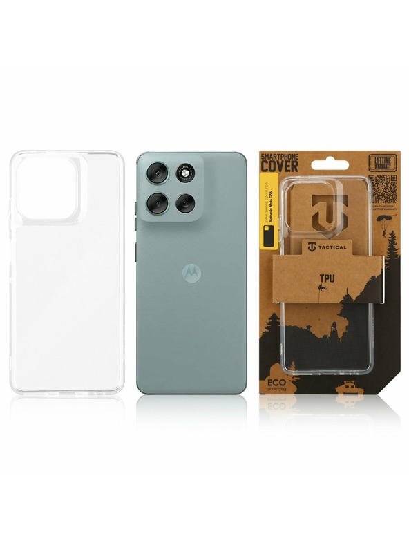 Tactical Tactical TPU Kryt pre Motorola Moto G56 Transparent