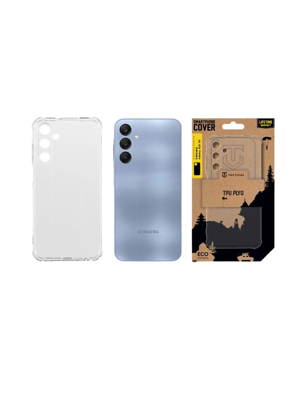 Tactical Tactical TPU Plyo Kryt pre Samsung Galaxy A25 5G Transparent