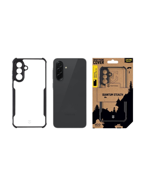 Tactical Tactical Quantum Stealth puzdro pre Samsung Galaxy A36 5G Clear/Black