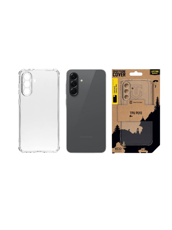 Tactical Tactical TPU Plyo Puzdro pre Samsung Galaxy A56 5G Transparentný