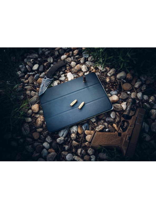 Tactical Tactical Book Tri Fold Puzdro pre Samsung Galaxy Tab S9/S9 FE/S10 FE/S10 Lite Black