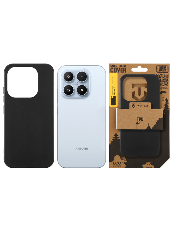 Tactical Tactical TPU Kryt pre Xiaomi 17 Black