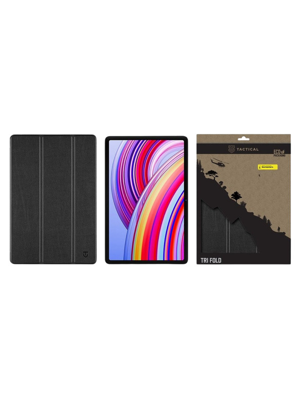 Tactical Tactical Book Tri Fold Púzdro pre Xiaomi Redmi Pad Pro Black
