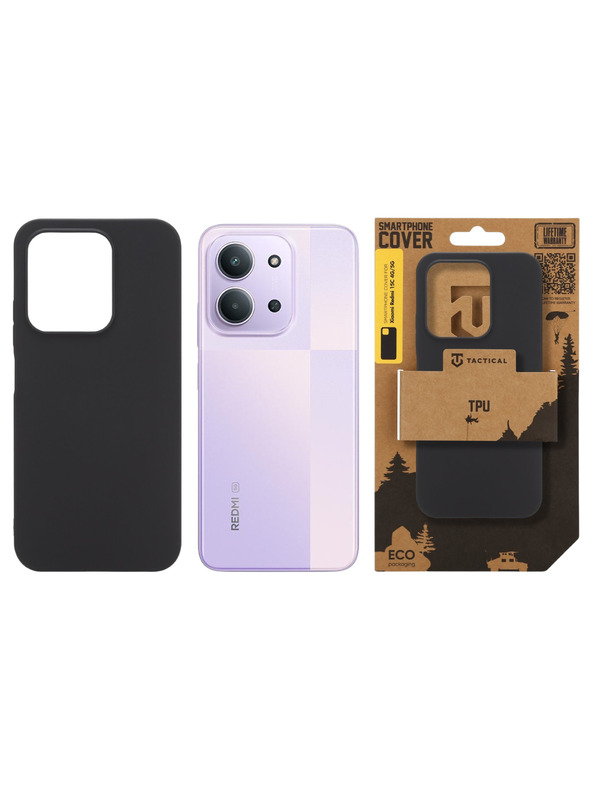 Tactical Tactical TPU Kryt pre Xiaomi Redmi 15C 4G/5G Black