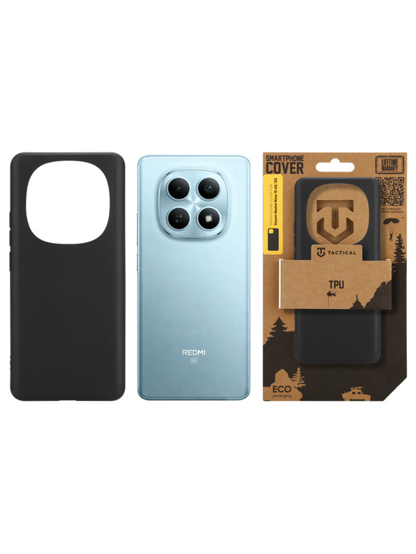 Tactical Tactical TPU Kryt pre Xiaomi Redmi Note 15 4G/5G Black
