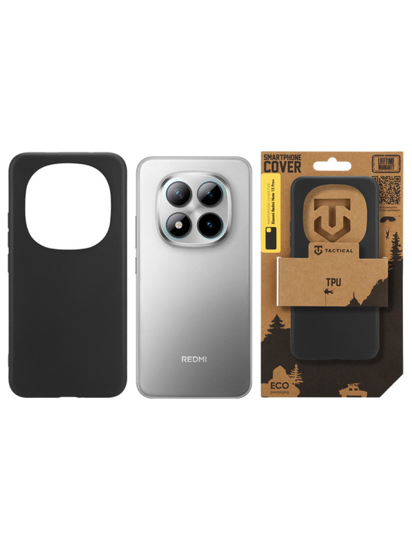 Tactical Tactical TPU Kryt pre Xiaomi Redmi Note 15 Pro+ 5G/Poco M8 Pro Black