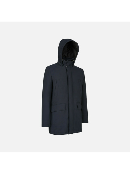 Geox Tmavě modrá pánská prešívaná bunda Geox Andalo