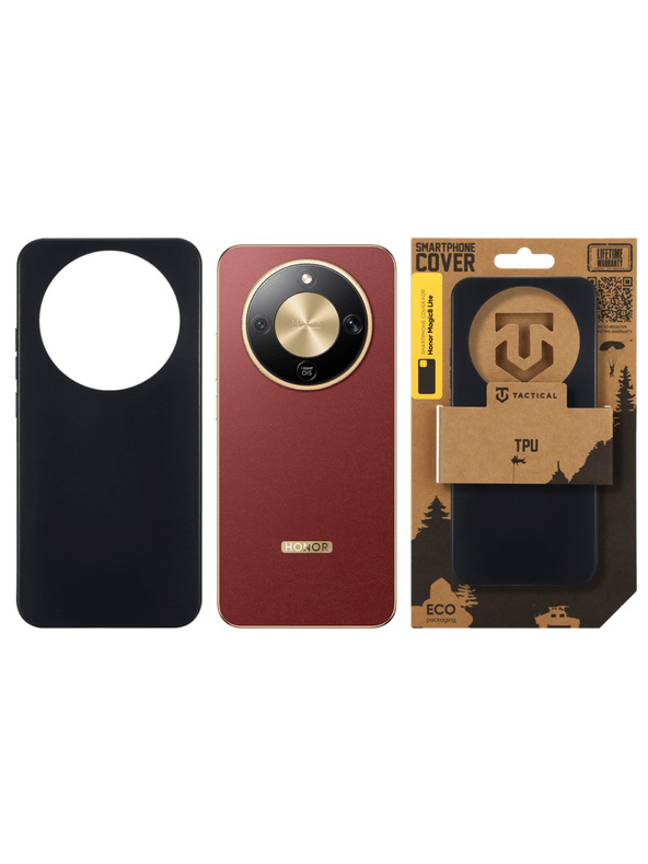 Tactical Tactical TPU Ochranný kryt pre Honor Magic8 Lite Black