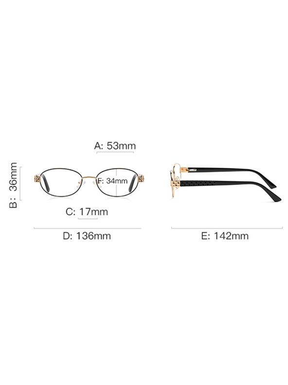 VEYREY VeyRey okuliarov slnečné okuliare Parting zlatá obruč číre sklá