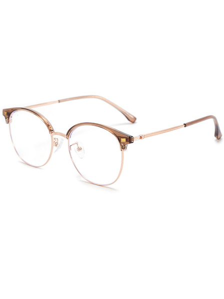 VEYREY VeyRey nerd slnečné okuliare Shaoil zlatá obruč číre sklá