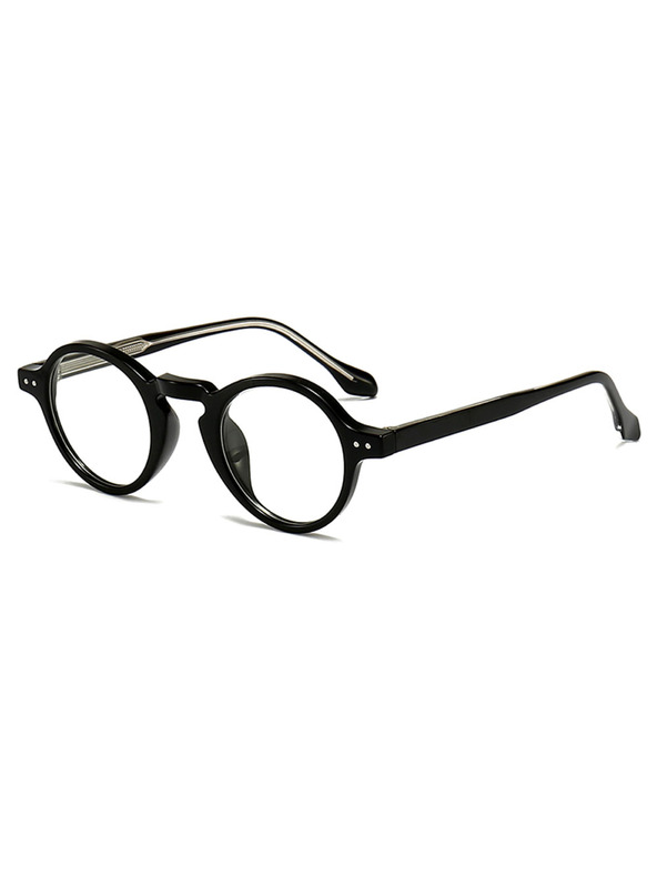 VEYREY VeyRey ľanové slnečné okuliare Saren čierna obruba čiré sklá