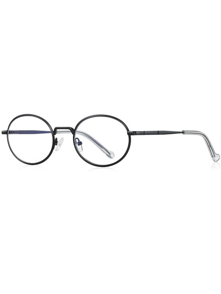 VEYREY VeyRey ľanové slnečné okuliare Ropug čierna obruba čiré sklá