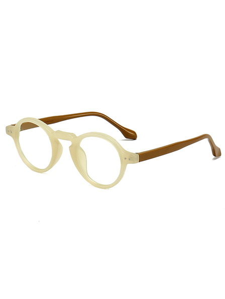 VEYREY VeyRey ľanové slnečné okuliare Enrought hnedá obruba čiré sklá