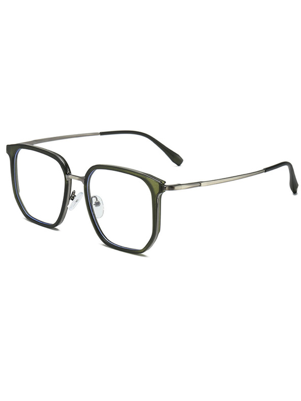 VEYREY VeyRey hranatné slnečné okuliare Korn čierna/viacfarebná/zelená obruba čiré sklá