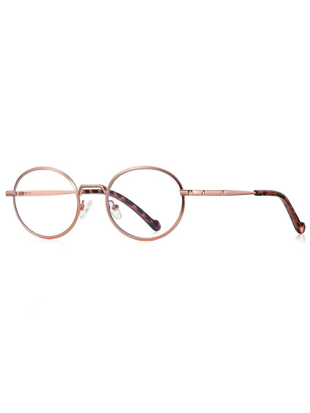 VEYREY VeyRey ľanové slnečné okuliare Bhubter zlatá obruba čiré sklá