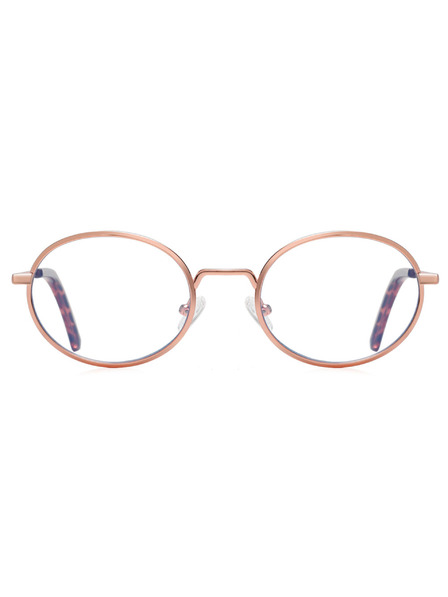 VEYREY VeyRey ľanové slnečné okuliare Bhubter zlatá obruba čiré sklá