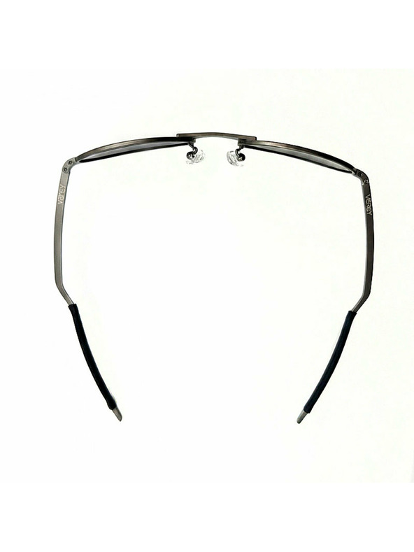 VEYREY VeyRey oválne polarizačné slnečné okuliare Pemu čierna obruba červené sklá